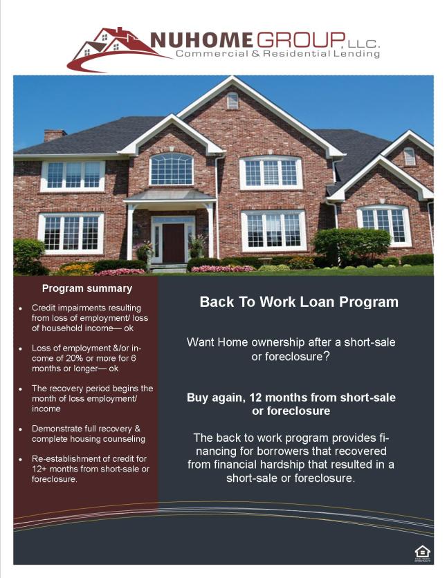 Back to work loan program 1